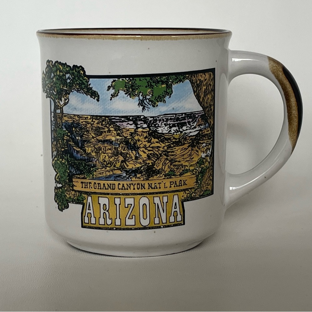 Vintage Arizona State Souvenir Coffee Mug The Grand Canyon National Park